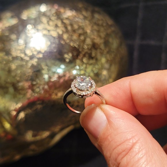 QVC Jewelry Vintage Inspired Qvc Diamonique Halo